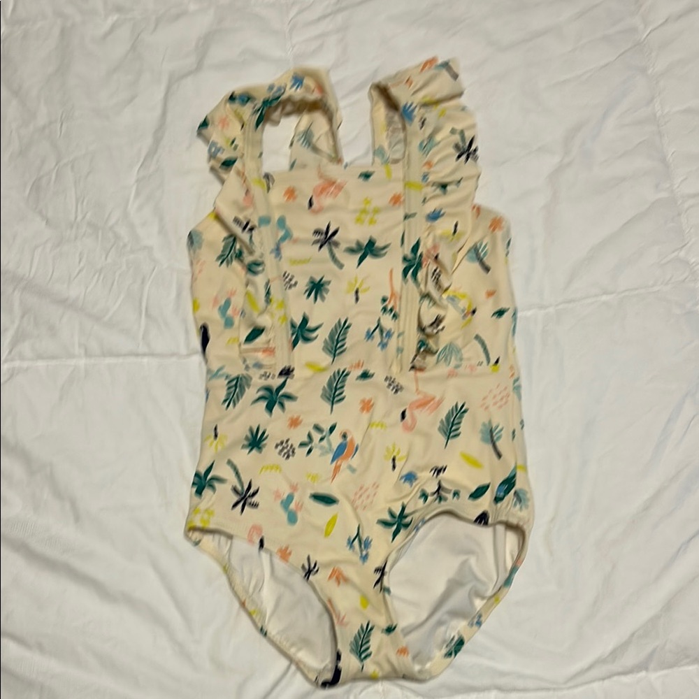 Floral Ruffle Swimsuit